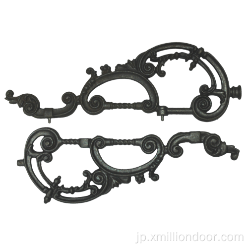 装飾的な柵の門の錬鉄